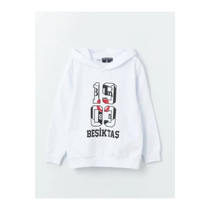 LC Waikiki Beşiktaş Boys Printed Long Sleeve Hoodie