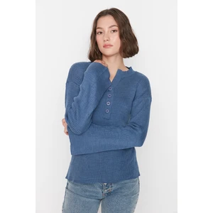 Trendyol Sweater - Blue - Regular fit