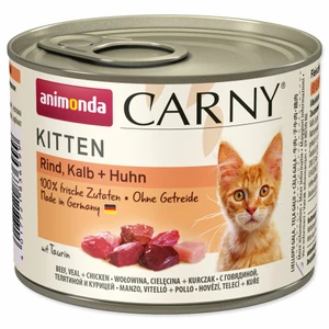 Animonda cat konzerva Carny Kitten hovädzie / teľacie / kura - 200g