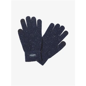 Dark Blue Men's Heather Gloves Jack & Jones Cliff - Men's