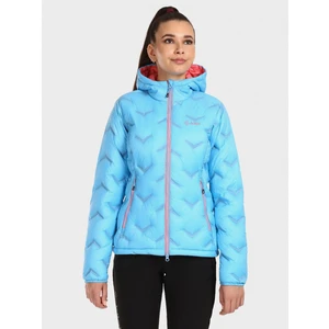 Women's down jacket Kilpi ALBERTA-W Blue