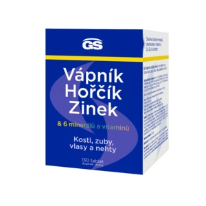 GS Vápník, hořčík, zinek, 130 tablet