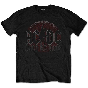 AC/DC Tričko Hard As Rock Černá L