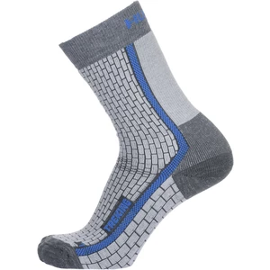 Husky  Treking L (41-44), šedá/modrá Ponožky