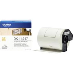 Brother DK-11247 etikety v roli 103 x 164 mm papier  biela 180 ks permanentné DK11247 prepravné štítky, univerzálne etik