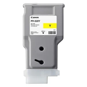 Canon originálna cartridge PFI320Y, yellow, 300ml, 2893C001, Canon TM-200, 205, 300, 305