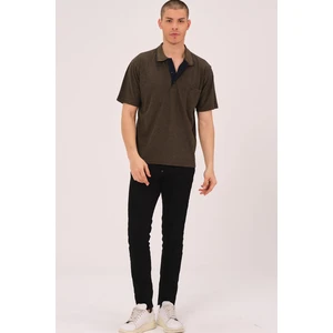 T0064 DEWBERRY MEN'S T-SHIRT-MUSTARD