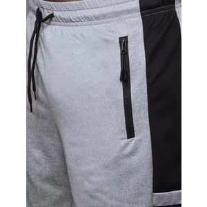 Light gray men's shorts Dstreet SX2098