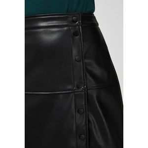 Faux leather skirt