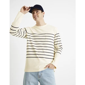 Celio Striped T-shirt Veboxmlr - Men