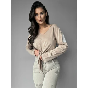 Blouse beige By la la cxp1212.beige