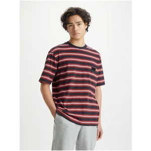 Levi's Black Mens Striped T-Shirt Levi's® Stay Loose Graphic PKT T Stri - Men