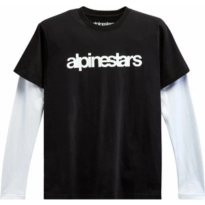 Alpinestars Stack LS Knit Black/White 2XL Camiseta de manga corta