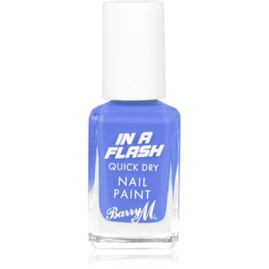 Barry M IN A FLASH rýchloschnúci lak na nechty odtieň Turquoise Thrill 10 ml