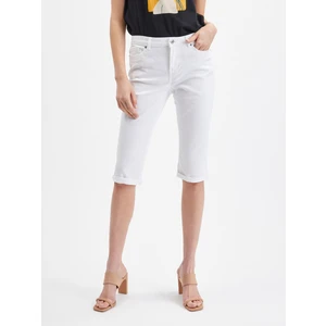 Orsay White Three-Quarter Jeans - Women