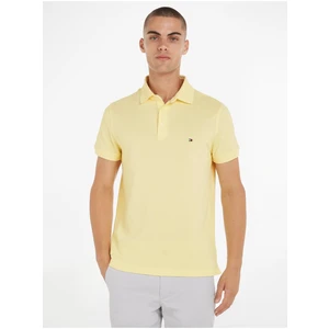 Yellow Mens Polo T-Shirt Tommy Hilfiger - Men