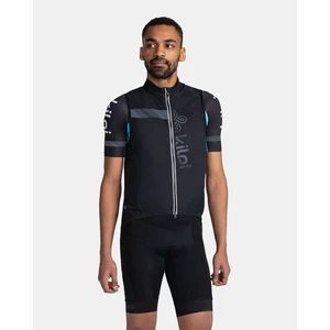 Men's cycling vest KILPI FLOW-M Black