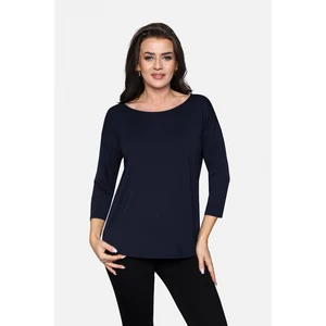 Babell Woman's Blouse Camille Navy Blue