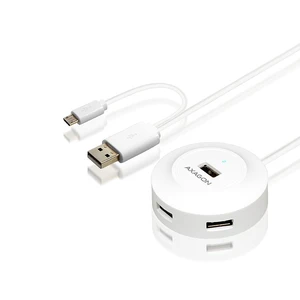 AXAGON HUE-X6G 4x USB 2.0  OTG funkcióval, White