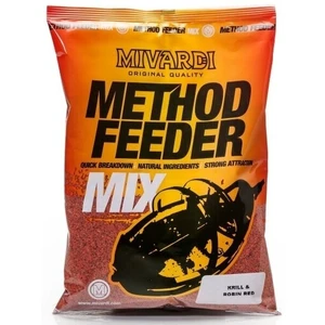 Mivardi Method Feeder Mix 1 kg Krill-Robin Red Krmivo / Krmítková směs