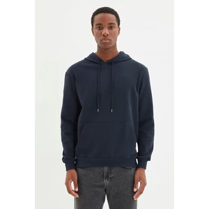 Trendyol Sweatshirt - Dunkelblau - Regular fit