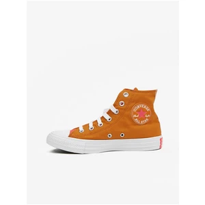 Oranžové dámské kotníkové tenisky Converse Chuck Taylor All Star - Dámské