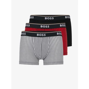 BOSS Boxerky 3 ks Bílá