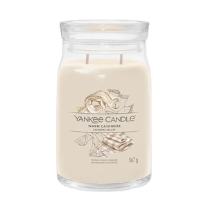 Yankee Candle Aromatická sviečka Signature sklo veľké Warm Cashmere 567 g