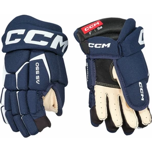 CCM Hoki kesztyű Tacks AS 580 JR 12 Navy/White