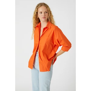 Koton Shirt - Orange - Relaxed fit