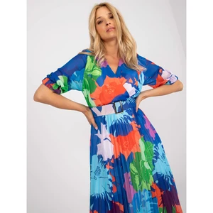 Blue one size dress with OCH BELLA prints