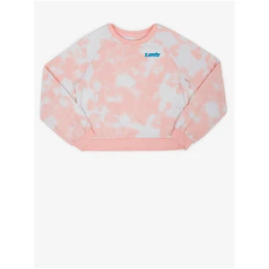 Levi's White-Pink Girls' Batik Sweatshirt Levi's® - Girls