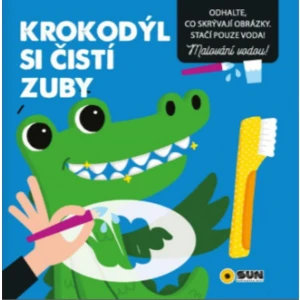 Krokodýl - si čistí zuby - leporelo