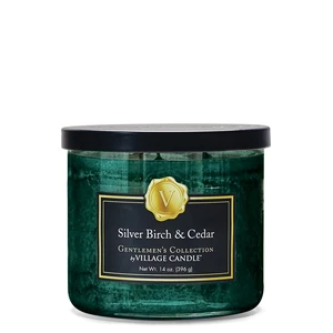 Village Candle Vonná sviečka v skle Silver Birch & Cedar 396 g