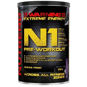 Nutrend N1 Pre-Workout 510 g variant: čierne ríbezle