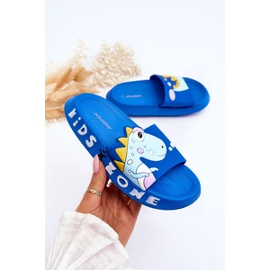 Children's foam slippers Dinosaur Blue Dario