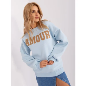 Light blue insulated hoodie