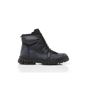 Yaya by Hotiç Navy Blue Pedestrian Men's Daily Boots