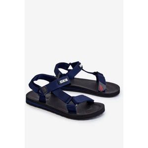 Men's Velcro Sandals Big Star DD174718 Navy Blue