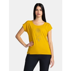 Women's cotton T-shirt KILPI ROANE-W Gold