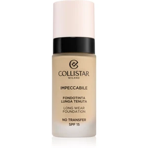 Collistar Impeccabile Long Wear Foundation dlhotrvajúci make-up SPF 15 1N Avory 30 ml