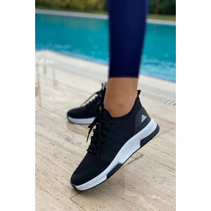 İnan Boty UNISEX BLACK KNITWEAR SNEAKER SNEAKERS