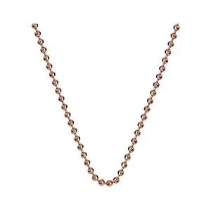 Hot Diamonds Stříbrný řetízek Emozioni Rose Gold Bead Chain 18 CH007