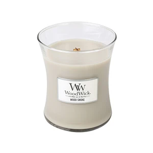 WoodWick vonná svíčka váza Wood Smoke  275 g