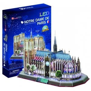 HM Studio 3D puzzle Notre Dame de Paris LED 144 dielikov