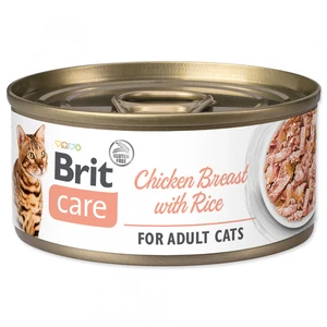 BRIT CARE cat konz. ADULT  CHICKEN/breast/rice - 70g