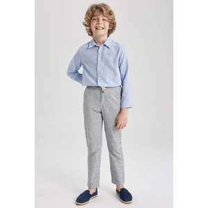 DEFACTO Boys Regular Fit Linen Look Trousers