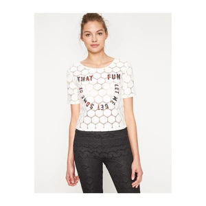 Koton Letter Printed Blouse