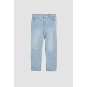 DEFACTO Girl Mom Fit Distressed Jean Trousers