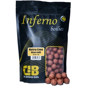 Carp inferno boilies nutra line višňa chilli - 20 mm 1 kg